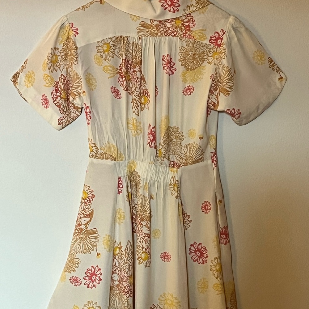 Free People Floral Mini Dress - Picture 4 of 5